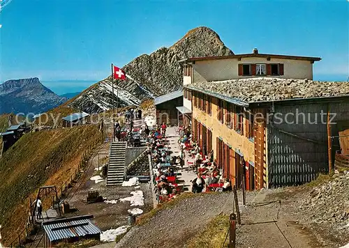 AK / Ansichtskarte Brienzer_Rothorn_BE Kulmhotel Brienzer Rothorn mit Hohgant Brienzer_Rothorn_BE