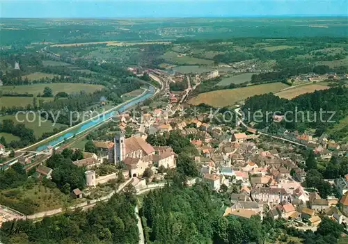 AK / Ansichtskarte Chatel Censoir Vue generale aerienne Chatel Censoir