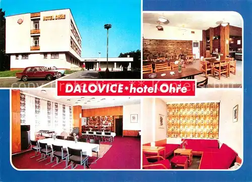 AK / Ansichtskarte Dalovice Hotel Ohre Gastraeume Zimmer Dalovice