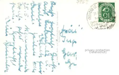 AK / Ansichtskarte Bad_Liebenzell Blick auf Freibad und Burgruine Bad_Liebenzell