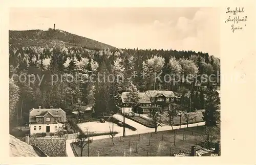 AK / Ansichtskarte Oybin Kurhotel Berghotel Forsthaus Hain Hochwald Zittauer Gebirge Oybin