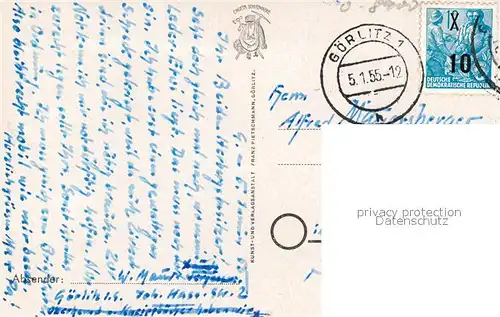 AK / Ansichtskarte Goerlitz_Sachsen Stadtpanorama Blick vom Frauenturm Goerlitz Sachsen