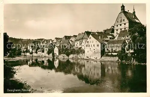 AK / Ansichtskarte Besigheim Haeuserpartie am Neckar Besigheim