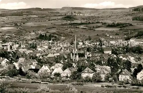 AK / Ansichtskarte Schotten_Hessen Blick ueber Schotten auf Hoherodskopf Schotten Hessen