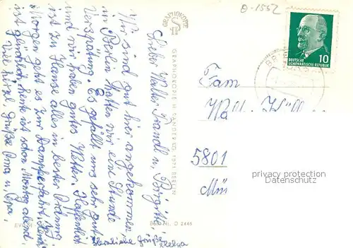 AK / Ansichtskarte Brieselang Badesee Kaufhaus Sparkasse Brieselang