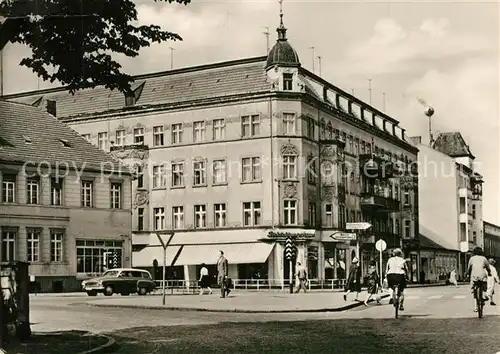 AK / Ansichtskarte Nauen_Havelland Gartenstrasse Innenstadt Nauen_Havelland