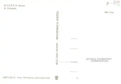 AK / Ansichtskarte Werder_Havel Panorama Werder Havel