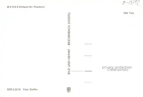 AK / Ansichtskarte Werder_Havel Partie an der Havel Blick zur Kirche Werder Havel