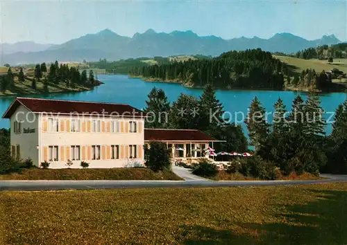 AK / Ansichtskarte Rosshaupten_Forggensee Rasthaus am Forggensee Rosshaupten Forggensee