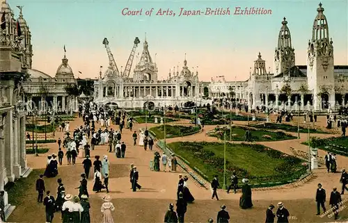 AK / Ansichtskarte Exhibition_Japan British_London_1910 Court of Arts  
