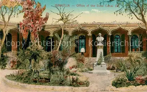 AK / Ansichtskarte Ismailia Suez Kanal Buero Denkmal Ismailia