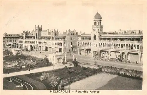 AK / Ansichtskarte Heliopolis Pyramids Avenue Heliopolis