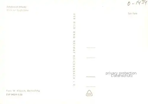 AK / Ansichtskarte Zehdenick Blick zur Zugbruecke Dampfer Zehdenick