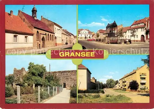 AK / Ansichtskarte Gransee Heimatmuseum Schinkelplatz Stadtmauer Strasse des Friedens Gransee