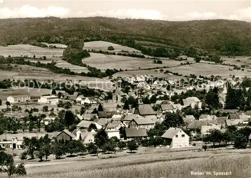AK / Ansichtskarte Bieber_Spessart Stadtpanorama Bieber Spessart