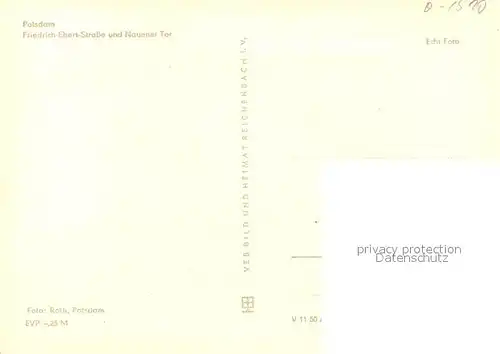 AK / Ansichtskarte Potsdam Friedrich Ebert Strasse Nauener Tor Potsdam