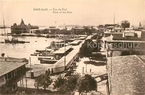 AK / Ansichtskarte Port_Said Hafen  Port_Said