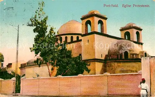 AK / Ansichtskarte Port_Said Protestantische Kirche Port_Said