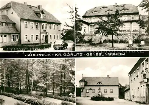 AK / Ansichtskarte Jauernick Buschbach Genesungsheim Garten Parkanlagen Jauernick Buschbach