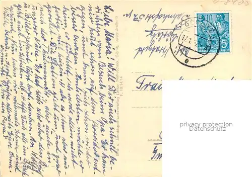 AK / Ansichtskarte Goerlitz_Sachsen Kirche Bahnhof HO Berghotel Landeskrone Postamt Berliner Strasse Gerhart Hauptmann Theater Stadthalle Weinberghaus Brautwiesenplatz Goerlitz Sachsen