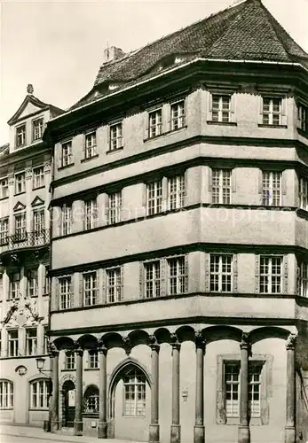 AK / Ansichtskarte Goerlitz_Sachsen Ehemalige Waage Spaetgotisches Haus Historisches Gebaeude Goerlitz Sachsen