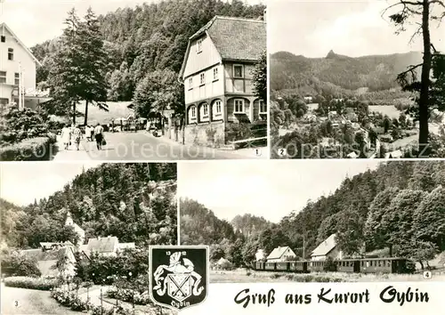 AK / Ansichtskarte Oybin FDGB Heim Casino Landschaftspanorama Scharfenstein Kurpark Bergkirche Haltestelle Teufelsmuehle Zittauer Gebirge Oybin