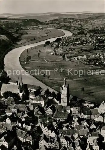 AK / Ansichtskarte Bad_Wimpfen Panorama Neckartal Fliegeraufnahme Bad_Wimpfen
