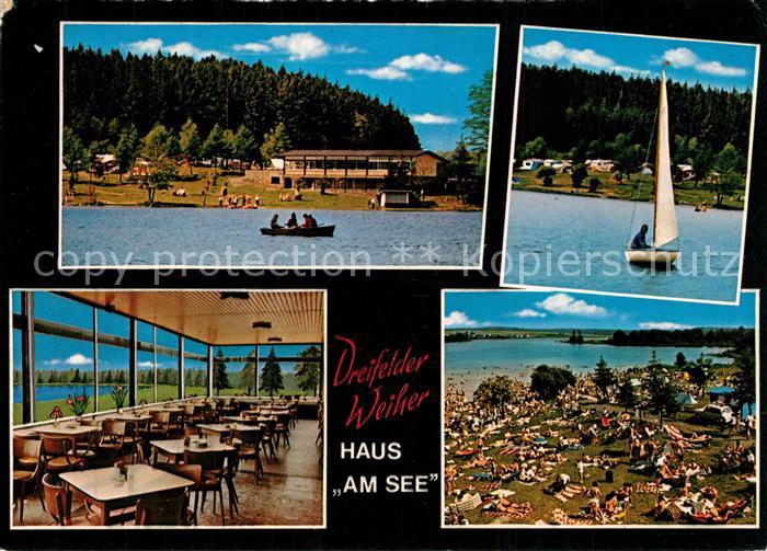 AK / Ansichtskarte Schmidthahn Gaststaette Haus am See