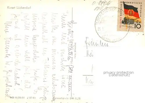 AK / Ansichtskarte Lueckendorf Kirche Kurort Zittauer Gebirge Lueckendorf