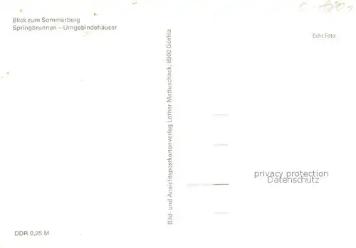 AK / Ansichtskarte Lueckendorf Landschaftspanorama Sommerberg Zittauer Gebirge Springbrunnen Umgebindehaeuser Lueckendorf