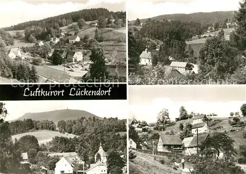 AK / Ansichtskarte Lueckendorf Landschaftspanorama Sommerberg Hochwald Zittauer Gebirge Umgebindehaeuser Lueckendorf