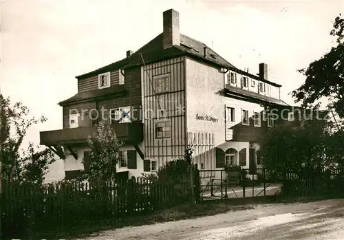 AK / Ansichtskarte Lueckendorf Haus Ruediger am Hochwald Zittauer Gebirge Lueckendorf