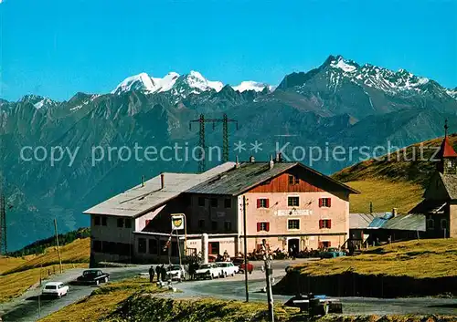 AK / Ansichtskarte Zillertal_Tirol Rif Passo Giovo verso Alpi Aurine Jaufenhaus Zillertal_Tirol