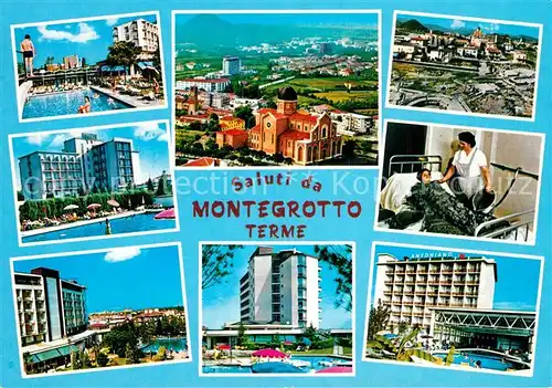 AK / Ansichtskarte Montegrotto_Terme Terme Euganee Teilansichten Montegrotto Terme