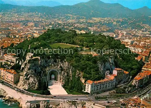 AK / Ansichtskarte Nice_Alpes_Maritimes Vue generale aerienne sur le Chateau et la Ville Nice_Alpes_Maritimes