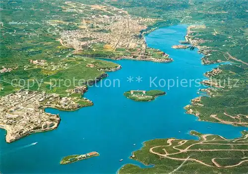 AK / Ansichtskarte Puerto_de_Mahon Fliegeraufnahme Puerto_de_Mahon