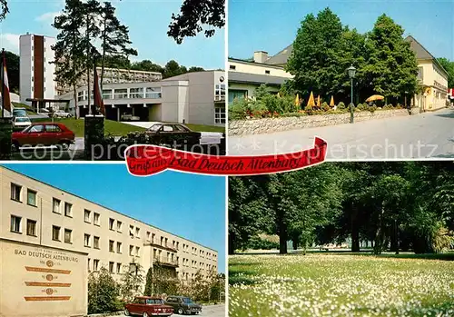 AK / Ansichtskarte Bad_Deutsch Altenburg Kurzentrum Kaiserbad Kurhaus Neues Kurhaus Kurpark Bad_Deutsch Altenburg