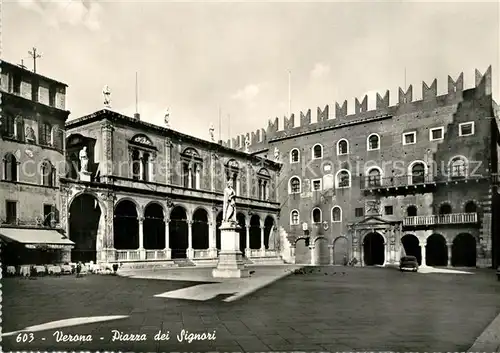 AK / Ansichtskarte Verona_Veneto Piazza dei Signori Verona Veneto