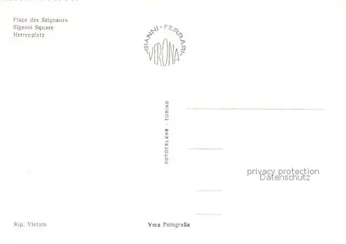 AK / Ansichtskarte Verona_Veneto Piazza dei Signori Verona Veneto