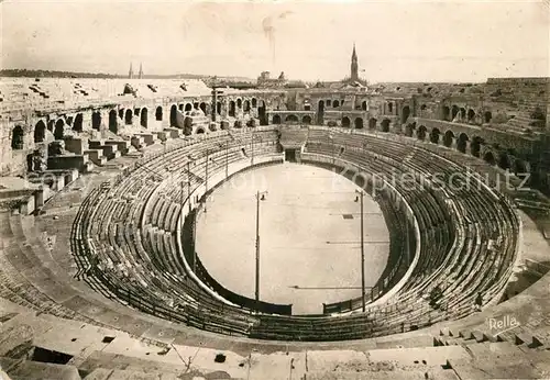 AK / Ansichtskarte Nimes Interieur des arenes romaines  Nimes