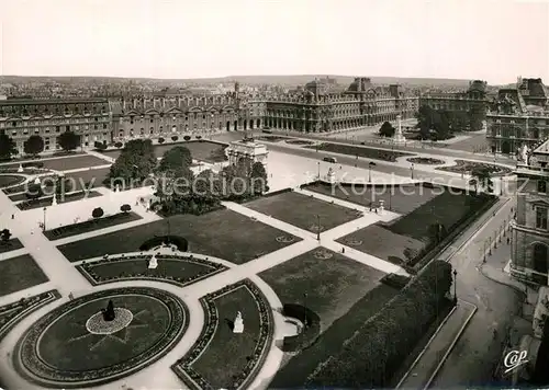 AK / Ansichtskarte Paris Vue generale de la Place du Carrousel Paris