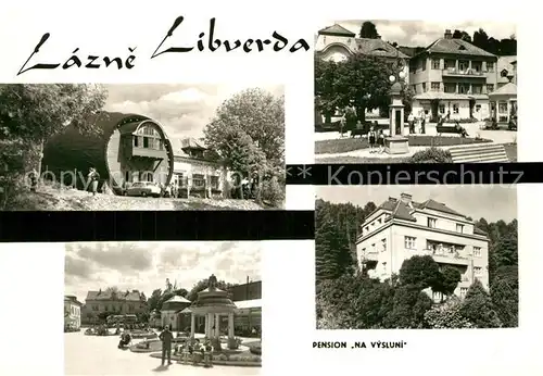 AK / Ansichtskarte Lazne_Libverda Pension Na Vysluni Teilansichten Lazne Libverda