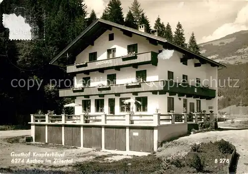 AK / Ansichtskarte Aschau_Zillertal Gasthof Krapferhaeusl Aschau_Zillertal