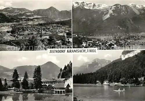 AK / Ansichtskarte Kramsach Panorama Seepartien Kramsach