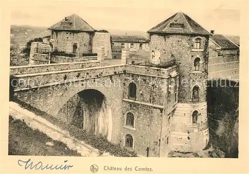 AK / Ansichtskarte Namur_sur_Meuse Chateau des Comtes Namur_sur_Meuse