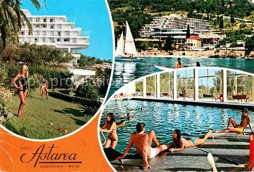 AK / Ansichtskarte Mlini Hotel Astarea Badestrand Hallenbad Mlini