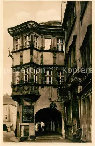 AK / Ansichtskarte Goerlitz_Sachsen Schoenhof 16. Jhdt. Altstadt Goerlitz Sachsen