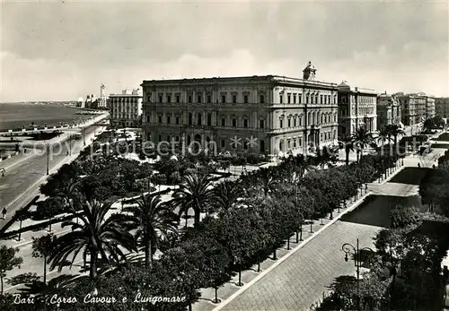 AK / Ansichtskarte Bari_Puglia Corso Cavour e Lungomare Bari Puglia