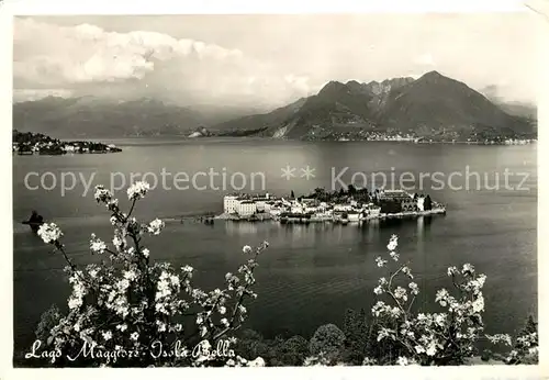 AK / Ansichtskarte Isola_Bella_Lago_Maggiore Panorama Isola_Bella_Lago_Maggiore