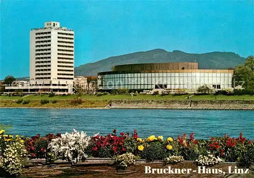 AK / Ansichtskarte Linz_Donau Brucknerhaus Kultur und Kongresszentrum Linz_Donau